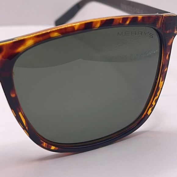 MERRY’S Unisex Polarized Aluminum Sunglasses Leopard Frame Brown Lens & Temples - Picture 12 of 12